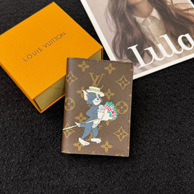 Louis Vuitton LV Listy zwierzęce Posiadacz paszportu-3578  