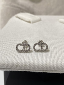 Dior klasyczne kolczyki strass-3603  