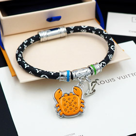 Louis Vuitton LV kolorowe koraliki i krab dekoracja bransoletka-3798