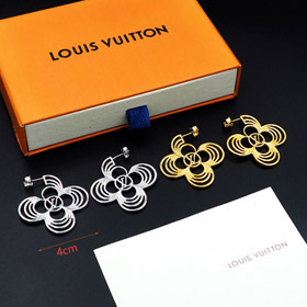 Louis Vuitton LV puste okrągłe kolczyki kwiatowe-3802