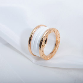 Bulgari list ceramiczny pierścień-3908  