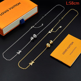 Louis Vuitton LV mikro logo szczegół list naszyjnik-3913  