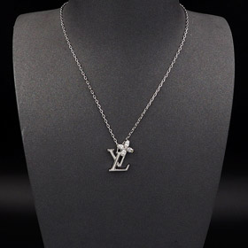 Louis Vuitton LV List Kwiat Diamentowy Naszyjnik-3916  