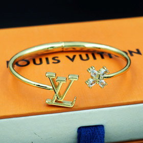 Louis Vuitton LV list kwiat wkładzony cyrkon bransoletka-3917  