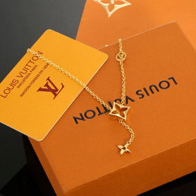 Louis Vuitton LV Kwiatowe Clover Naszyjnik-3920  