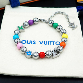 Louis Vuitton LV Kolorowe Cukierki Kwiatowy List Bead Bransoletka-3971  