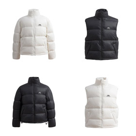 Balenciaga jednolitego koloru Logo liter druk błysk kołnierz kurtka narciarska luźna wersja-4279  