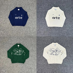 Arte Padrino list żakardowy luźny sweter-4406  