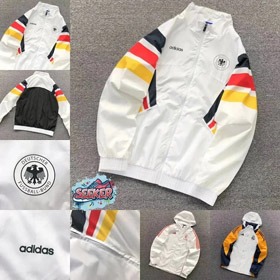 Adidas piłkarski styl długi płaszcz-4735  