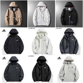 Louis Vuitton LV Adidas Casual kurtka z kapturem-4822  