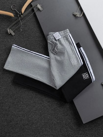 Nowe spodnie Lowe z prostymi nogami z paskami bocznymi i paskami-4921  