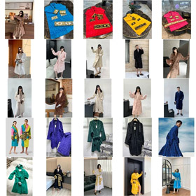 Dior Versace czysta bawełna pochłaniająca froty szlafrok-5091  