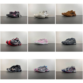 Balenciaga serii platformy lace-up low-top i mid-top gruby buty-5112  