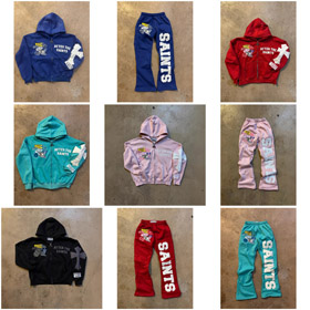 Koszulka z kapturem Chrome Hearts Temu z drukiem litery-5141  