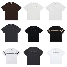 Burberry nowa haftowana koszulka z krótkim rękawem-5168  