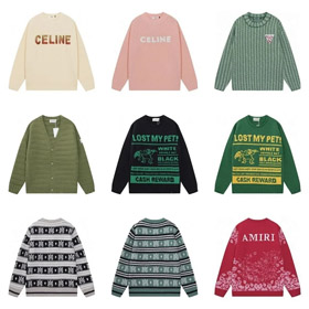 Chrome serca Gucci Armiri Nowy wszechstronny sweter-5514  