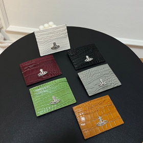 Vivienne Westwood krokodyl-tłoczony posiadacz karty-5780  