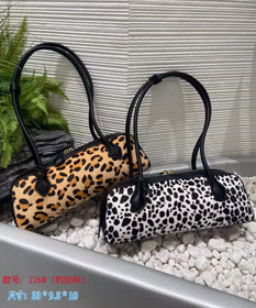 Alaia Le Teckel nowy jednym ramieniem leopard druk dachshund torba-5838  