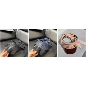 Dior nowy otwarty tkany kanaż wzór wstążka słońce kapelusz-5859  