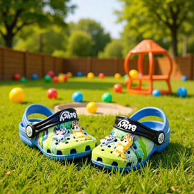Nowe Crocs x Bluey współpraca rodzic-dziecko clogs-5966  