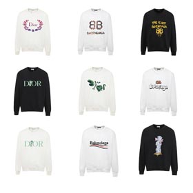 Dior/Balenciaga Koszula z długim rękawem (40 style)