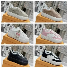 LOUIS VUITTON LV Groovy skóra krowa kasualne buty z niskim topem-2943  